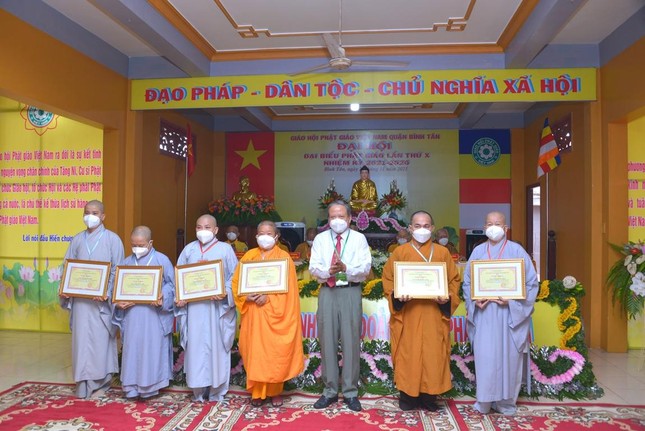 Hòa thượng Thích Huệ Thông được suy cử Trưởng ban Trị sự GHPGVN quận Bình Tân ảnh 28