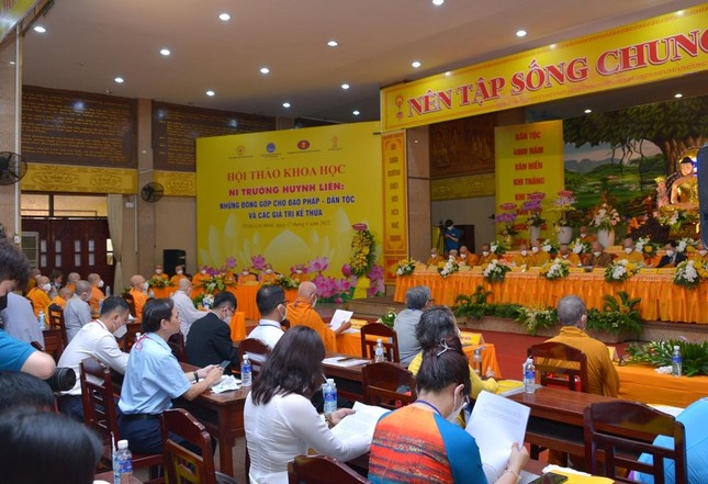 Hội thảo về cố Ni trưởng Huỳnh Liên tại Pháp viện Minh Đăng Quang ảnh 9