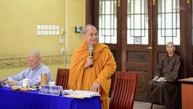 Học viện Phật giáo VN tại TP.HCM tổ chức bảo vệ luận văn thạc sĩ đợt 1 - 2022  ảnh 3