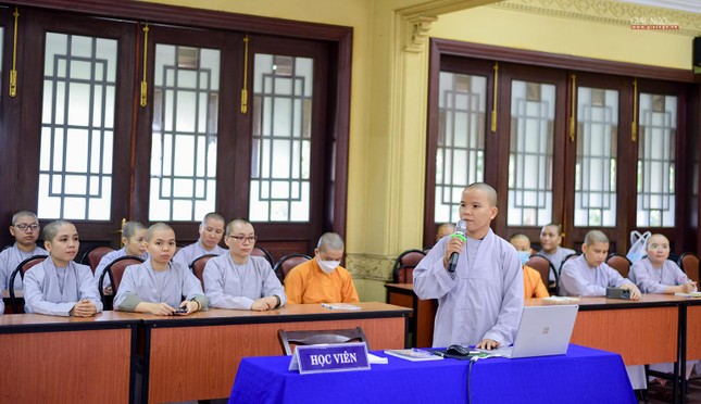 Học viện Phật giáo VN tại TP.HCM tổ chức bảo vệ luận văn thạc sĩ đợt 1 - 2022  ảnh 2