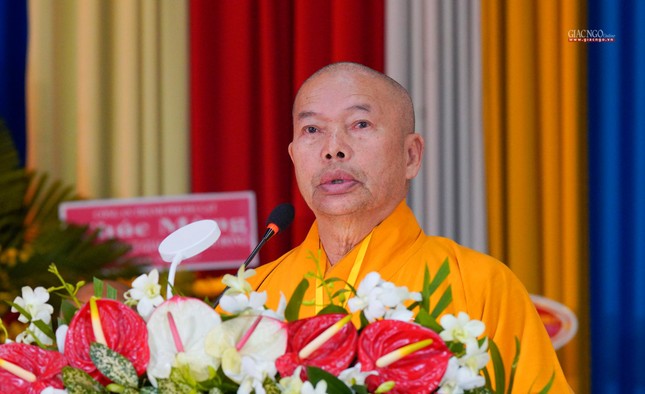 Lâm Đồng: Hòa thượng Thích Thanh Tân được tái suy cử Trưởng ban Trị sự GHPGVN tỉnh (2022-2027) ảnh 21
