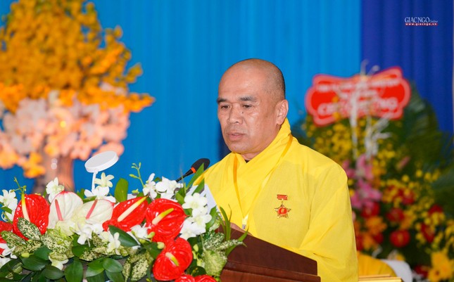 Lâm Đồng: Hòa thượng Thích Thanh Tân được tái suy cử Trưởng ban Trị sự GHPGVN tỉnh (2022-2027) ảnh 24