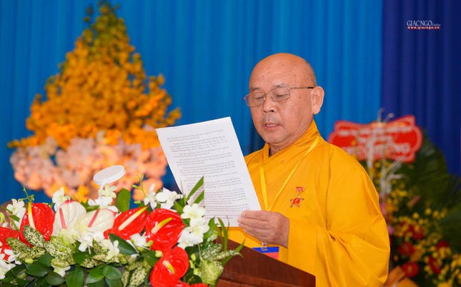 Lâm Đồng: Hòa thượng Thích Thanh Tân được tái suy cử Trưởng ban Trị sự GHPGVN tỉnh (2022-2027) ảnh 25