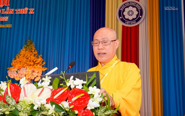 Lâm Đồng: Hòa thượng Thích Thanh Tân được tái suy cử Trưởng ban Trị sự GHPGVN tỉnh (2022-2027) ảnh 16
