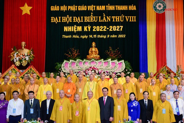 Thanh Hóa: Thượng tọa Thích Tâm Định được suy cử tân Trưởng ban Trị sự tỉnh nhiệm kỳ 2022-2027 ảnh 26