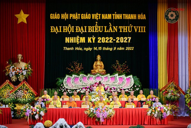 Thanh Hóa: Thượng tọa Thích Tâm Định được suy cử tân Trưởng ban Trị sự tỉnh nhiệm kỳ 2022-2027 ảnh 13