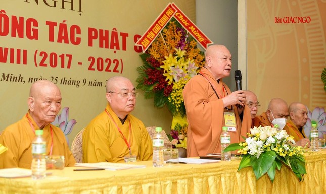 Ban Văn hóa Trung ương GHPGVN tổng kết công tác Phật sự nhiệm kỳ VIII (2017-2022) ảnh 7