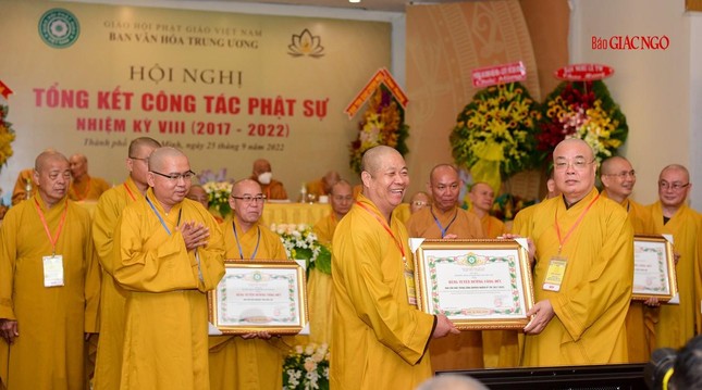 Ban Văn hóa Trung ương GHPGVN tổng kết công tác Phật sự nhiệm kỳ VIII (2017-2022) ảnh 4