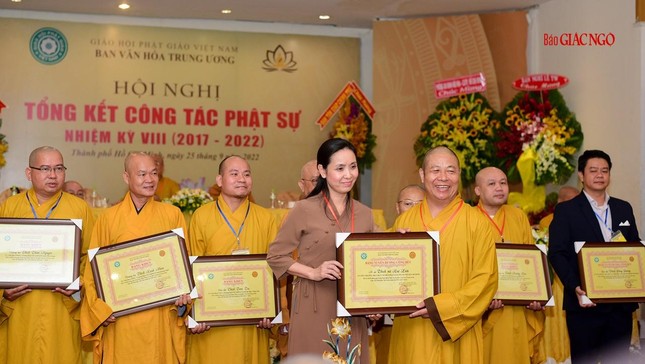 Ban Văn hóa Trung ương GHPGVN tổng kết công tác Phật sự nhiệm kỳ VIII (2017-2022) ảnh 6