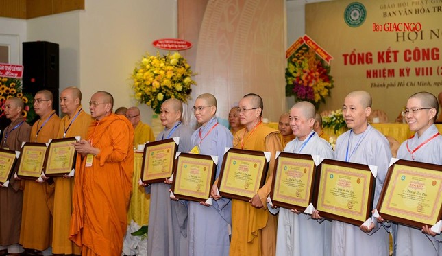 Ban Văn hóa Trung ương GHPGVN tổng kết công tác Phật sự nhiệm kỳ VIII (2017-2022) ảnh 17