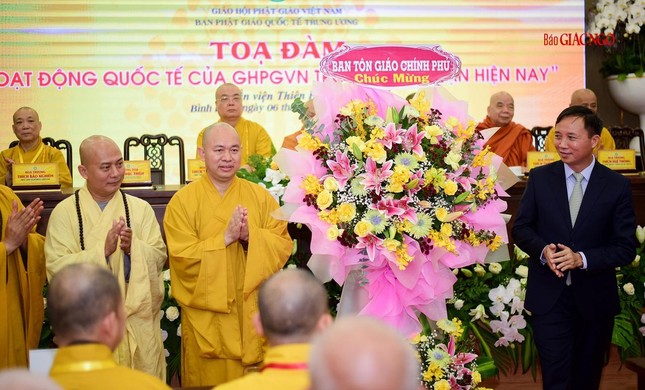 Toạ đàm, tổng kết Phật sự của Ban Phật giáo Quốc tế Trung ương GHPGVN nhiệm kỳ VIII (2017-2022)  ảnh 9