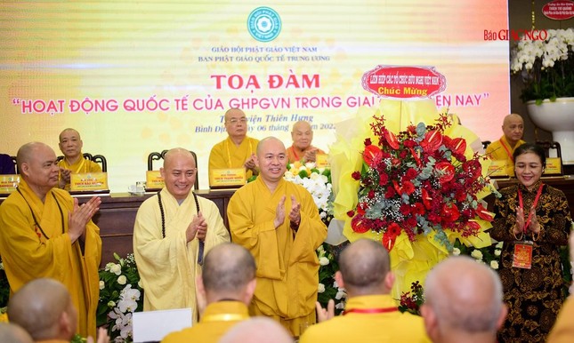 Toạ đàm, tổng kết Phật sự của Ban Phật giáo Quốc tế Trung ương GHPGVN nhiệm kỳ VIII (2017-2022)  ảnh 11