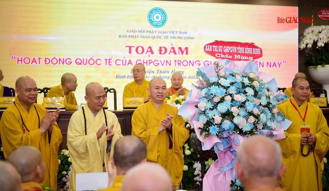 Toạ đàm, tổng kết Phật sự của Ban Phật giáo Quốc tế Trung ương GHPGVN nhiệm kỳ VIII (2017-2022)  ảnh 13