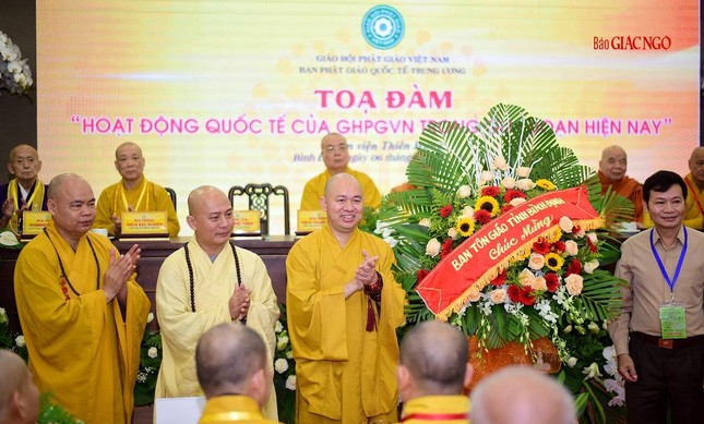 Toạ đàm, tổng kết Phật sự của Ban Phật giáo Quốc tế Trung ương GHPGVN nhiệm kỳ VIII (2017-2022)  ảnh 14