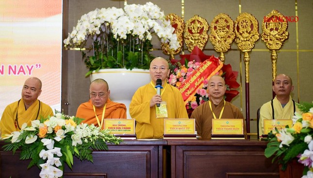 Toạ đàm, tổng kết Phật sự của Ban Phật giáo Quốc tế Trung ương GHPGVN nhiệm kỳ VIII (2017-2022)  ảnh 6