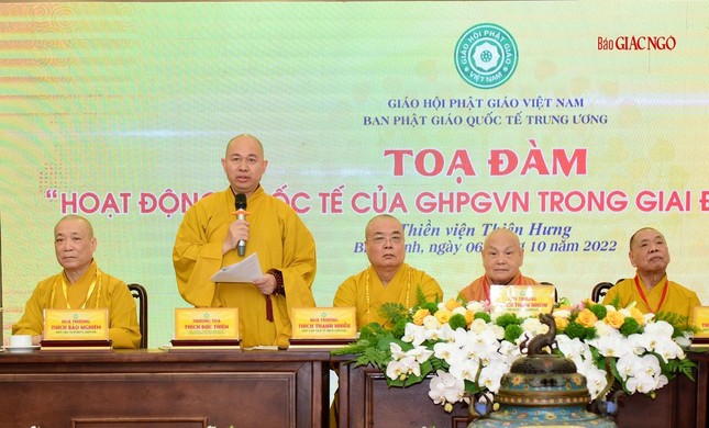 Toạ đàm, tổng kết Phật sự của Ban Phật giáo Quốc tế Trung ương GHPGVN nhiệm kỳ VIII (2017-2022) ảnh 25