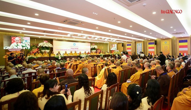 Toạ đàm, tổng kết Phật sự của Ban Phật giáo Quốc tế Trung ương GHPGVN nhiệm kỳ VIII (2017-2022)  ảnh 27