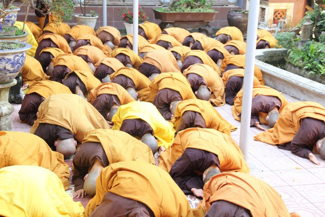[Ảnh] Lễ thỉnh Giác linh Thiền sư tham yết Phật Tổ và sái tịnh Đài trà-tỳ ảnh 18