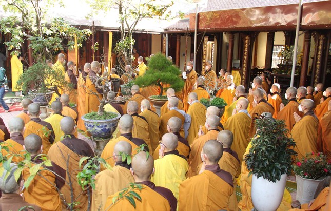 [Ảnh] Lễ thỉnh Giác linh Thiền sư tham yết Phật Tổ và sái tịnh Đài trà-tỳ ảnh 27