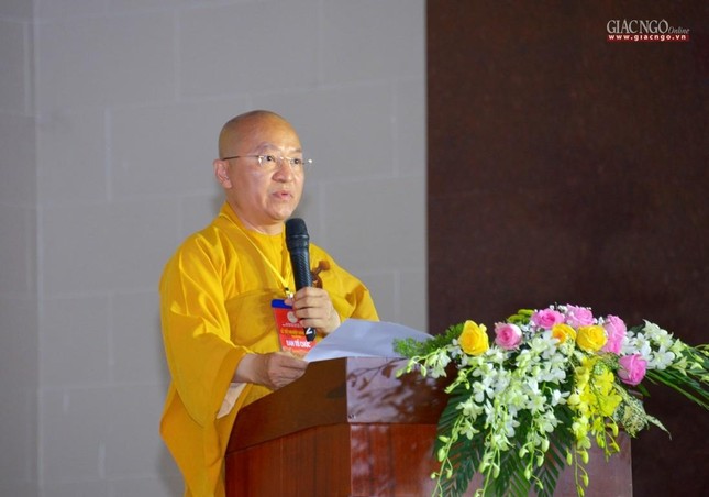 Trang trọng lễ tốt nghiệp năm 2022 các hệ đào tạo thuộc Học viện Phật giáo VN tại TP.HCM ảnh 3