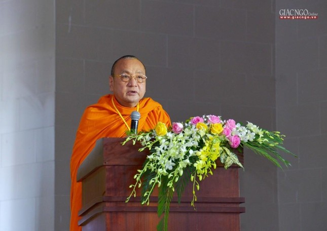 Trang trọng lễ tốt nghiệp năm 2022 các hệ đào tạo thuộc Học viện Phật giáo VN tại TP.HCM ảnh 37