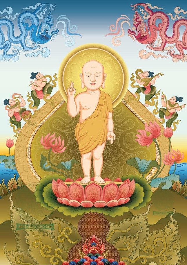 Ban Thư ký GHPGVN giới thiệu về hình tượng Đức Phật đản sinh phong cách thời Lý ảnh 1