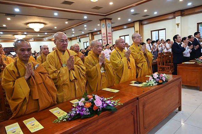 Hà Nội: Đại lễ Phật đản Phật lịch 2566 tại Trụ sở Trung ương GHPGVN ảnh 11