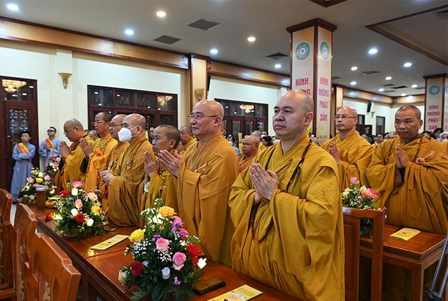 Hà Nội: Đại lễ Phật đản Phật lịch 2566 tại Trụ sở Trung ương GHPGVN ảnh 5
