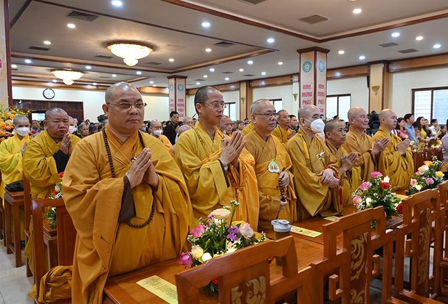Hà Nội: Đại lễ Phật đản Phật lịch 2566 tại Trụ sở Trung ương GHPGVN ảnh 13