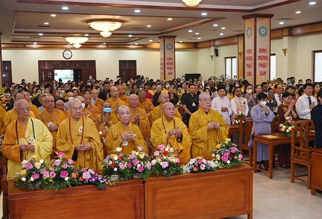 Hà Nội: Đại lễ Phật đản Phật lịch 2566 tại Trụ sở Trung ương GHPGVN ảnh 1