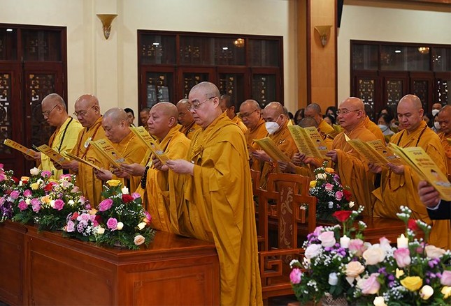 Hà Nội: Đại lễ Phật đản Phật lịch 2566 tại Trụ sở Trung ương GHPGVN ảnh 23