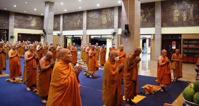 Chư Tăng Hệ phái Khất sĩ tác pháp An cư kiết hạ Phật lịch 2566 tại pháp viện Minh Đăng Quang ảnh 11