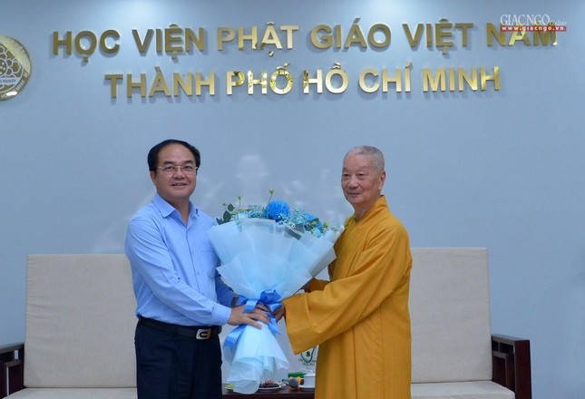 Nguyên Phó Thủ tướng Thường trực Trương Hòa Bình thăm Đức Quyền Pháp chủ GHPGVN ảnh 12