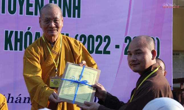 Học viện Phật giáo VN tại Huế tổ chức kỳ thi tuyển sinh cử nhân Phật học khóa XIII ảnh 2