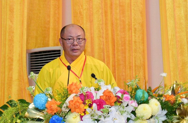 Thanh Hóa: Thượng tọa Thích Tâm Định được suy cử tân Trưởng ban Trị sự tỉnh nhiệm kỳ 2022-2027 ảnh 9