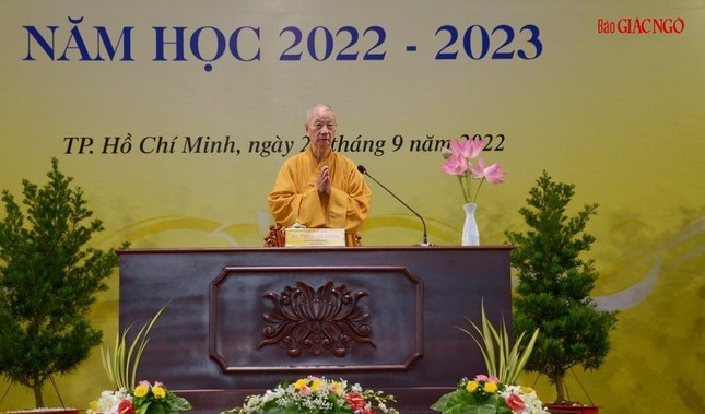 Học viện Phật giáo VN tại TP.HCM tổng khai giảng năm học 2022-2023 ảnh 8