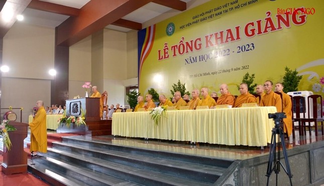 Học viện Phật giáo VN tại TP.HCM tổng khai giảng năm học 2022-2023 ảnh 10