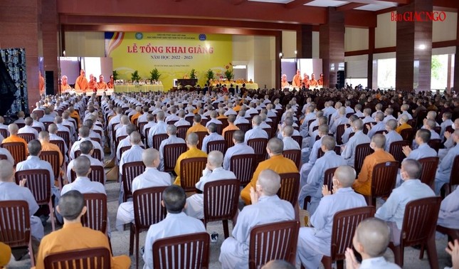Học viện Phật giáo VN tại TP.HCM tổng khai giảng năm học 2022-2023 ảnh 26