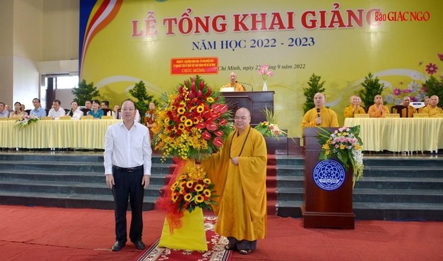 Học viện Phật giáo VN tại TP.HCM tổng khai giảng năm học 2022-2023 ảnh 16