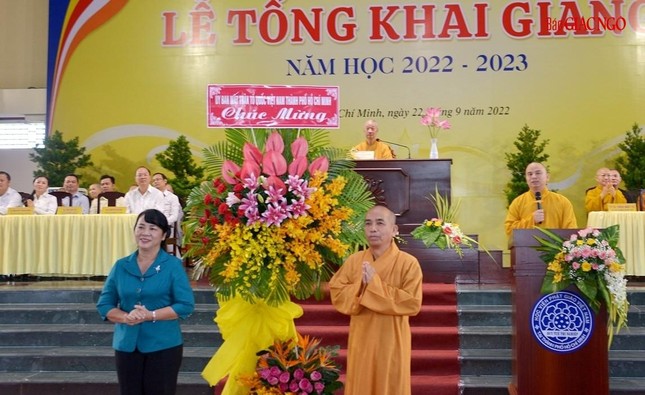 Học viện Phật giáo VN tại TP.HCM tổng khai giảng năm học 2022-2023 ảnh 17