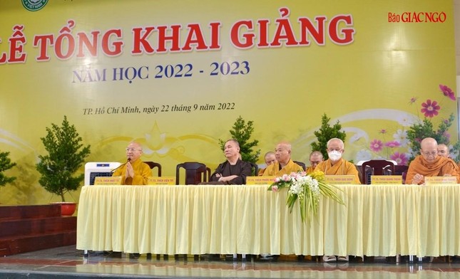 Học viện Phật giáo VN tại TP.HCM tổng khai giảng năm học 2022-2023 ảnh 23