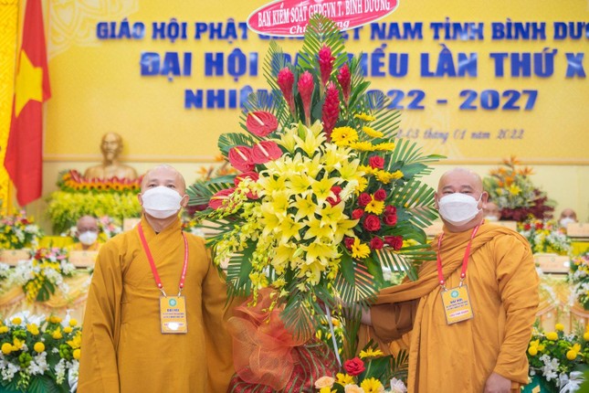 Bình Dương: Đơn vị đầu tiên tổ chức Đại hội đại biểu Phật giáo cấp tỉnh thành nhiệm kỳ 2022-2027 ảnh 7