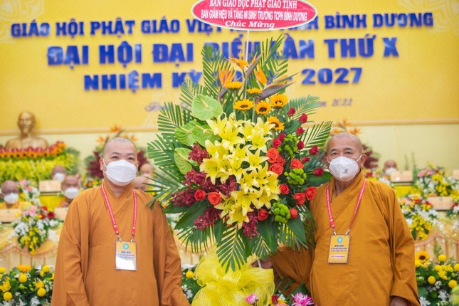 Bình Dương: Đơn vị đầu tiên tổ chức Đại hội đại biểu Phật giáo cấp tỉnh thành nhiệm kỳ 2022-2027 ảnh 6