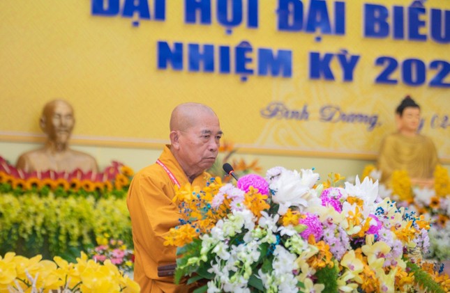Bình Dương: Đơn vị đầu tiên tổ chức Đại hội đại biểu Phật giáo cấp tỉnh thành nhiệm kỳ 2022-2027 ảnh 12