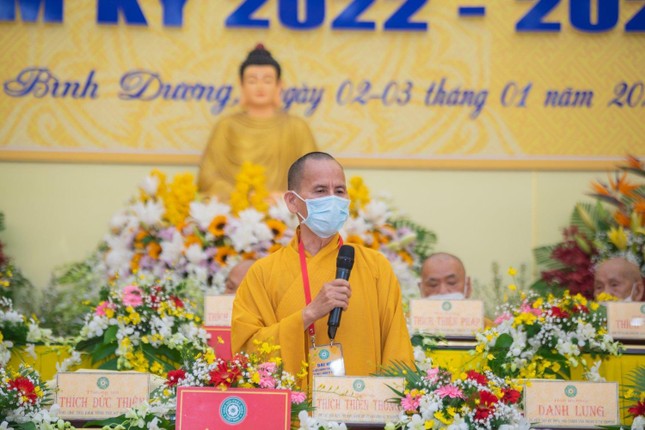 Bình Dương: Đơn vị đầu tiên tổ chức Đại hội đại biểu Phật giáo cấp tỉnh thành nhiệm kỳ 2022-2027 ảnh 2