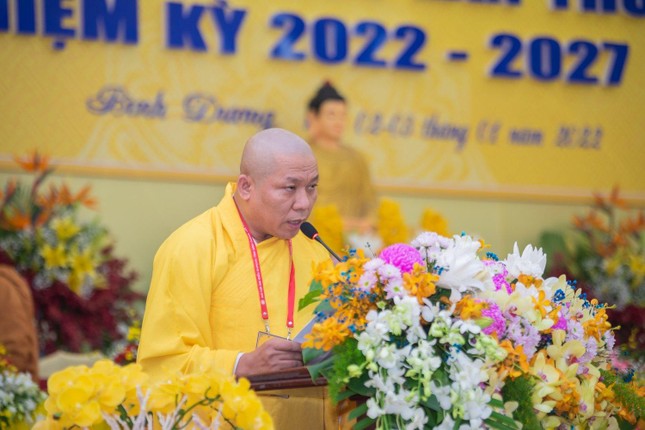 Bình Dương: Đơn vị đầu tiên tổ chức Đại hội đại biểu Phật giáo cấp tỉnh thành nhiệm kỳ 2022-2027 ảnh 20