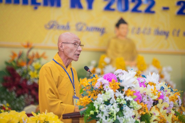 Bình Dương: Đơn vị đầu tiên tổ chức Đại hội đại biểu Phật giáo cấp tỉnh thành nhiệm kỳ 2022-2027 ảnh 17