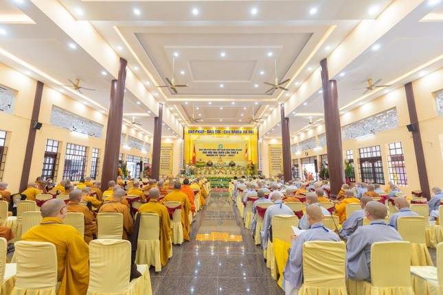 Bình Dương: Đơn vị đầu tiên tổ chức Đại hội đại biểu Phật giáo cấp tỉnh thành nhiệm kỳ 2022-2027 ảnh 23