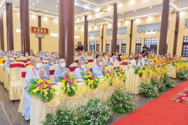 Bình Dương: Đơn vị đầu tiên tổ chức Đại hội đại biểu Phật giáo cấp tỉnh thành nhiệm kỳ 2022-2027 ảnh 16