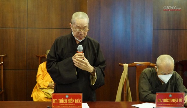 Phật giáo TP.HCM dự kiến tổ chức kỷ niệm 40 năm thành lập, đại hội lần thứ X vào tháng 6-2022 ảnh 5
